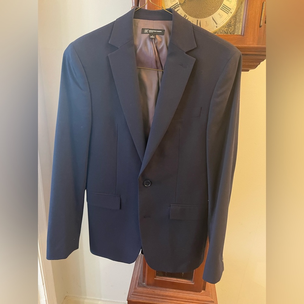Men’s small/Slim Fit Navy Blazer